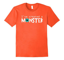 Matching Dad and Son Shirt I Created a Monster Set Funny Tee