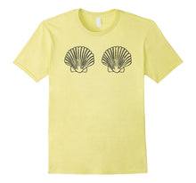 Shell Boob Shirt Original Seashell Beach Draw