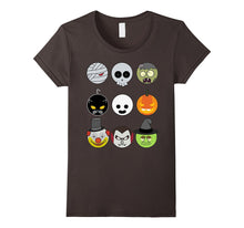 Funny Halloween Emoji T-Shirt Zombie Pumpkin Halloween Tee