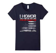 I Honor the Thin Silver Line for My Daughter Shirt US Flag