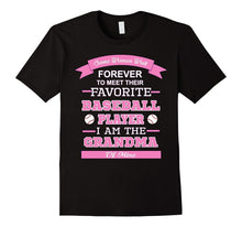 The Grandma of the Baseball Player Grandma Gift T-Shirt