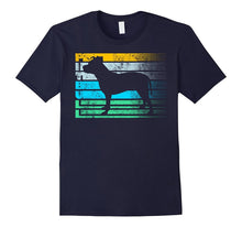 Pitbull Cool Dog Vintage Retro Silhouette Distressed Shirt