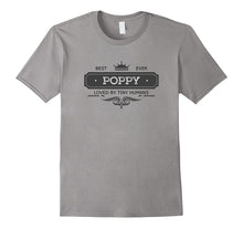 Mens Best Ever Poppy Loved by Tiny Humans T Shirt AB Great Gift