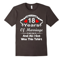 18th Eighteen Wedding Anniversary Shirt Married Hubby Wife
