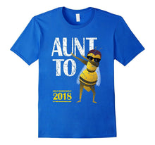 Dabbing Bee Funny Aunt to Be 2018 T Shirt