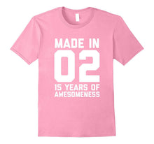 15th Birthday Shirt Gift Age 15 Year Old Boy Girl Tshirt Tee