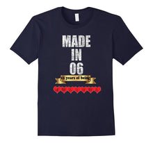 Made in 06 11 Year Old Distressed Vintage Birthday T Shirt