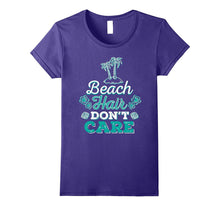 Beach Hair Don't Care Funny Beach Lover Gift Tee Shirt