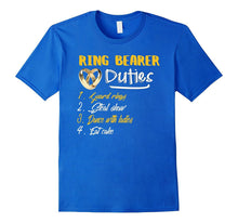 FUNNY RING BEARER DUTIES T-Shirt Cute Wedding Gift