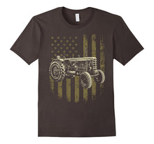 Patriotic Shirt for Men Tractor Shirt American Flag Shirt