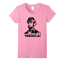 Funny Abe Lincoln T-Shirt Patriotic USA Red White and Blue
