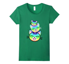 Neon Kitty Cat Slime Tabby Gaming Video Games Ranch Farm Tee