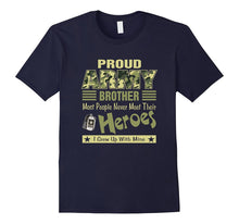 Proud U.S Army Brother T-Shirt I Grew Up With My Hero Tee