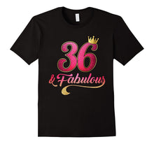 36th Birthday Queen Fabulous 36 Years Old T-Shirt
