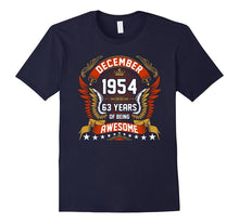 December 1954 63th Birthday 63 Years Old Gift T-Shirt