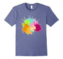 Colorful Paintball Splatter T-Shirt | Artistic Paint Tee