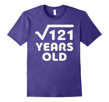 Square Root of 121 Years Old T-Shirt Cool 11th Birthday Gift