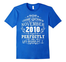 Legends Were Born in November 2010 - 7th Birthday T-Shirt