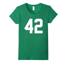 #42 Team Sports Jersey Number Front & Back Player / Fan Tee