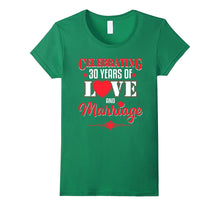 30th Wedding Anniversary Gift. Meaning T-Shirt for Couple.