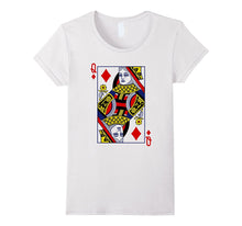 Queen of Diamonds Playing Card Halloween Costume T-Shirt