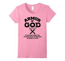 Put on the Armor of God Christian Gift Bible Quote T-Shirt