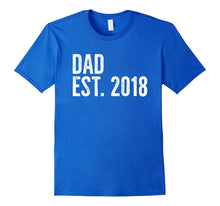 Mens Dad Est. 2018 T-Shirt New Father