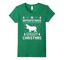 Hippopotamus Ugly Christmas Sweater T-Shirt