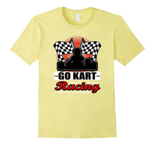 Go Kart Racing Funny Red Silhouette T-Shirt