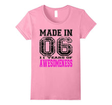11th Birthday Gift Shirt Made in 06 11 Years of Awesomeness