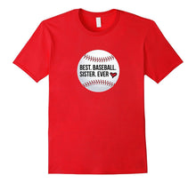 Sister Baseball Shirt Best Girl Ever W Ball N Heart T Shirt