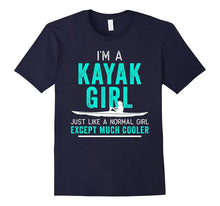 I'm a Kayak Girl Shirt Distressed Teal