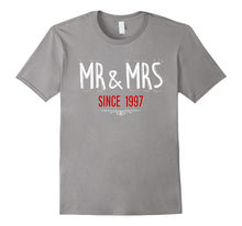 20th Wedding Anniversary Gift Shirt Mr and Mrs Since 1997