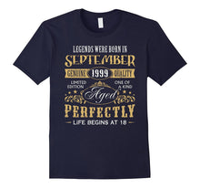 Born in September 1999 Legends 18th Birthday Gift 18 Shirt