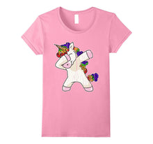 Dabbing Unicorn T-Shirt Dab Hip Hop Funny Magic Rainbow