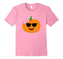 Pumpkin Girl T-Shirt Shades Emoji Halloween Costume Tee