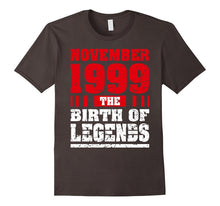 18 Years Old 18th Birthday Tee Born in November 1999 Clothes