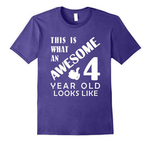 Awesome 4 Year Old Looks Like Funny TShirt Born in 2013 Kids