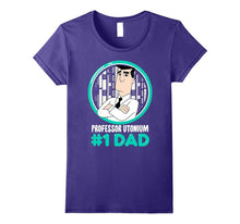 CN Powerpuff Girls Professor Utonium #1 Dad Graphic T-Shirt