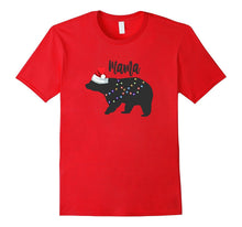 Christmas Pajamas T-Shirt Matching Mama Bear Santa Hat Light