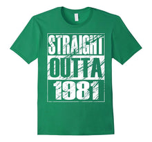 Funny Straight Outta 1981 36th Birthday T-Shirt Vintage Gift