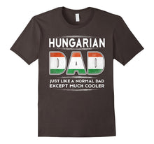 Mens Hungarian Dad Is Much Cooler Father's Day T-Shirt Flag