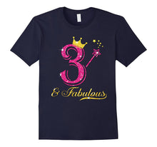 3rd Birthday Girl Fabulous Princess Shirt