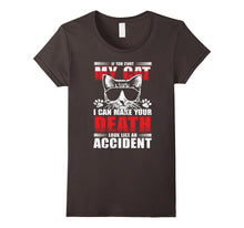 If You Hurt My Cat - Cat Lover Meow Shirt With Funny Saying