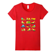 Boys' Trucks and Diggers Short Sleeved T-Shirt for Toddlers