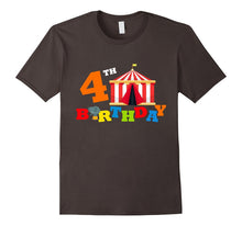4th. Birthday Circus Kids Children Funny T-Shirt Balloons