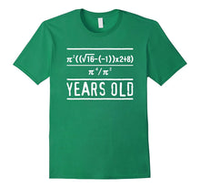 18th Birthday 18 Years Old Algebra Equation Funny Math Shirt