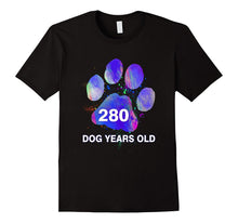 Awesome 280 Dog Years Old T-Shirt Funny 40th Birthday Gift