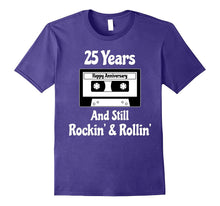 25th Wedding Anniversary Gift 25 Years T-Shirt Cassette Tape