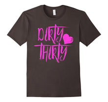 30th Birthday Shirt Pink Heart Dirty Thirty 30 Women Girls